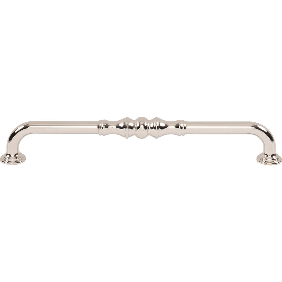 Top Knobs TK3435PN: 8-13/16" cc Bayridge Cabinet Pull - Polished Nickel