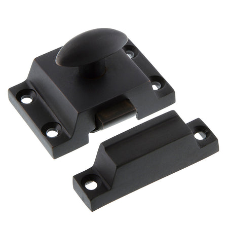 Nostalgic Warehouse 720142: Surface Mount Plain Cabinet Latch - Oil-Rubbed Bronze