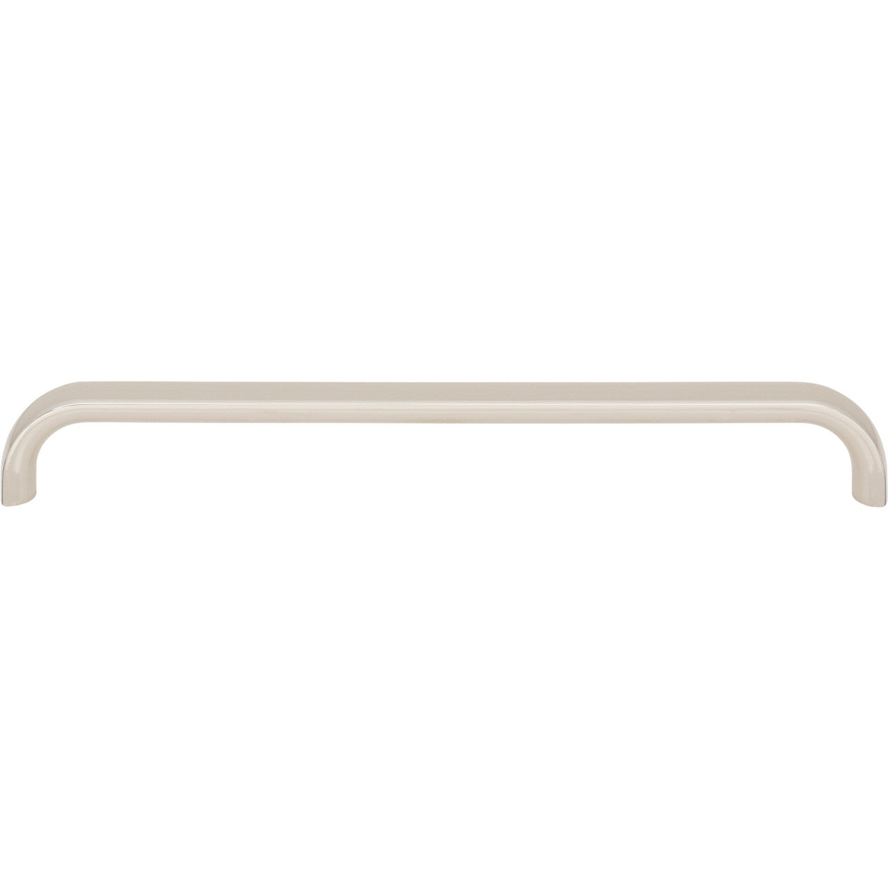 Top Knobs TK3345PN: 7-9/16" Brockwell D-Handle Cabinet Pull - Polished Nickel