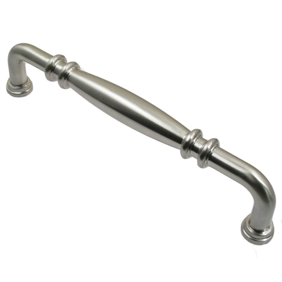 Rusticware 726SN: 10" cc Double Knuckle Appliance Pull - Satin Nickel