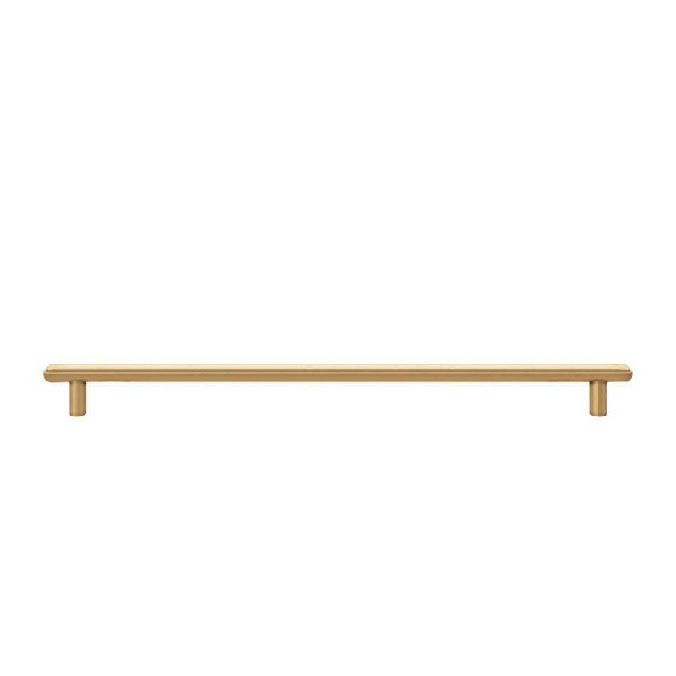 Atlas A6037-WB: 12" cc Finderne Cabinet Pull - Warm Brass