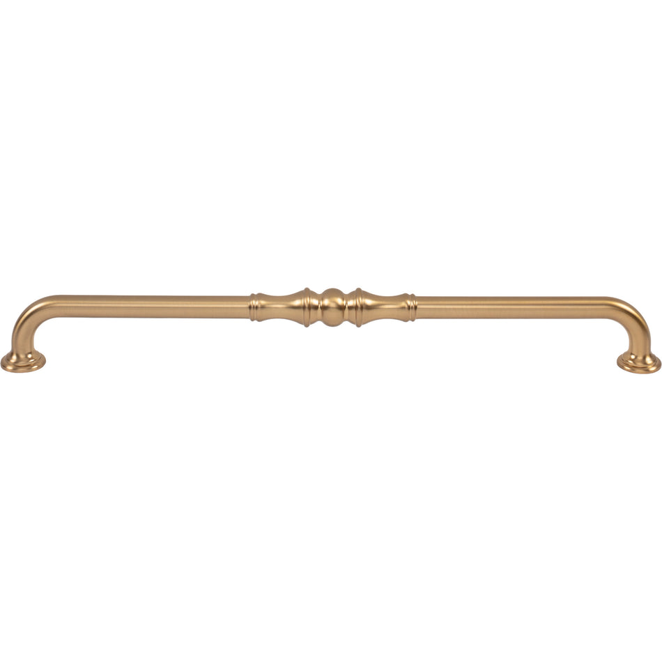 Top Knobs TK3436HB: 12" cc Bayridge Cabinet Pull - Honey Bronze