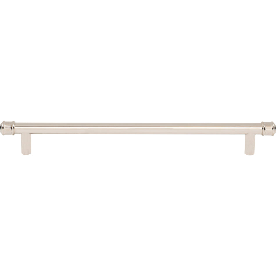 Top Knobs TK3295PN: 8-13/16" cc Elland Cabinet Pull - Polished Nickel