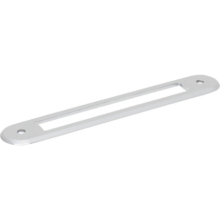 Top Knobs TK3353PC: 5-1/16" Brockwell Oval Backplate - Polished Chrome