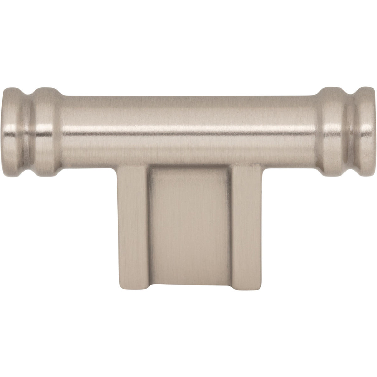 Top Knobs TK3380BSN: 2-1/4" Newburn T-Bar Cabinet Knob - Brushed Satin Nickel
