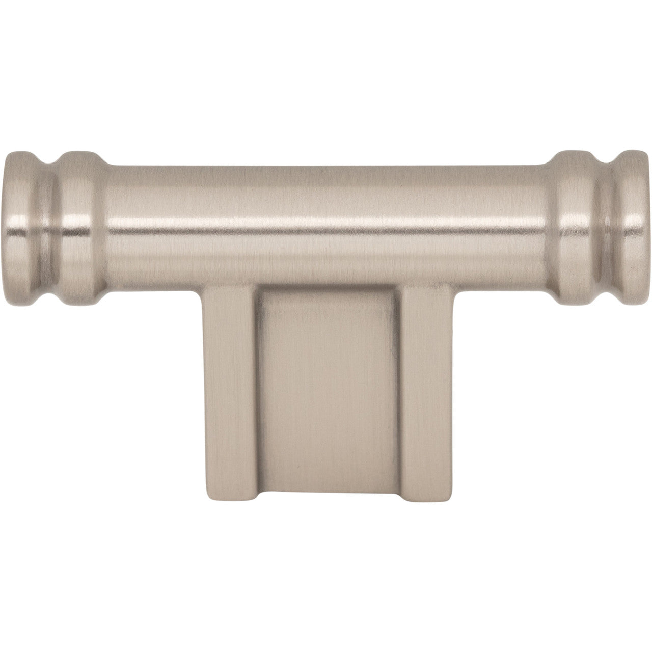 Top Knobs TK3380BSN: 2-1/4" Newburn T-Bar Cabinet Knob - Brushed Satin Nickel