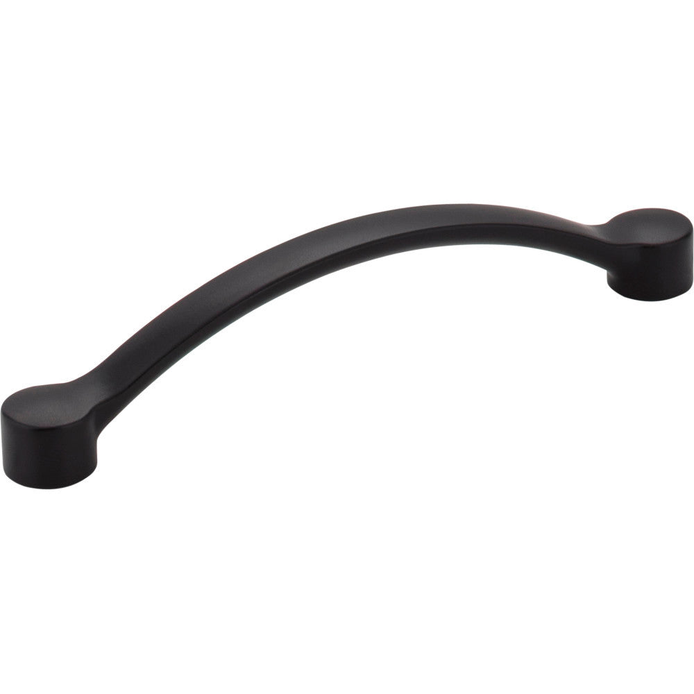 Elements 745-128BLK: 128 mm cc Belfast Arch Bar Cabinet Pull - Black