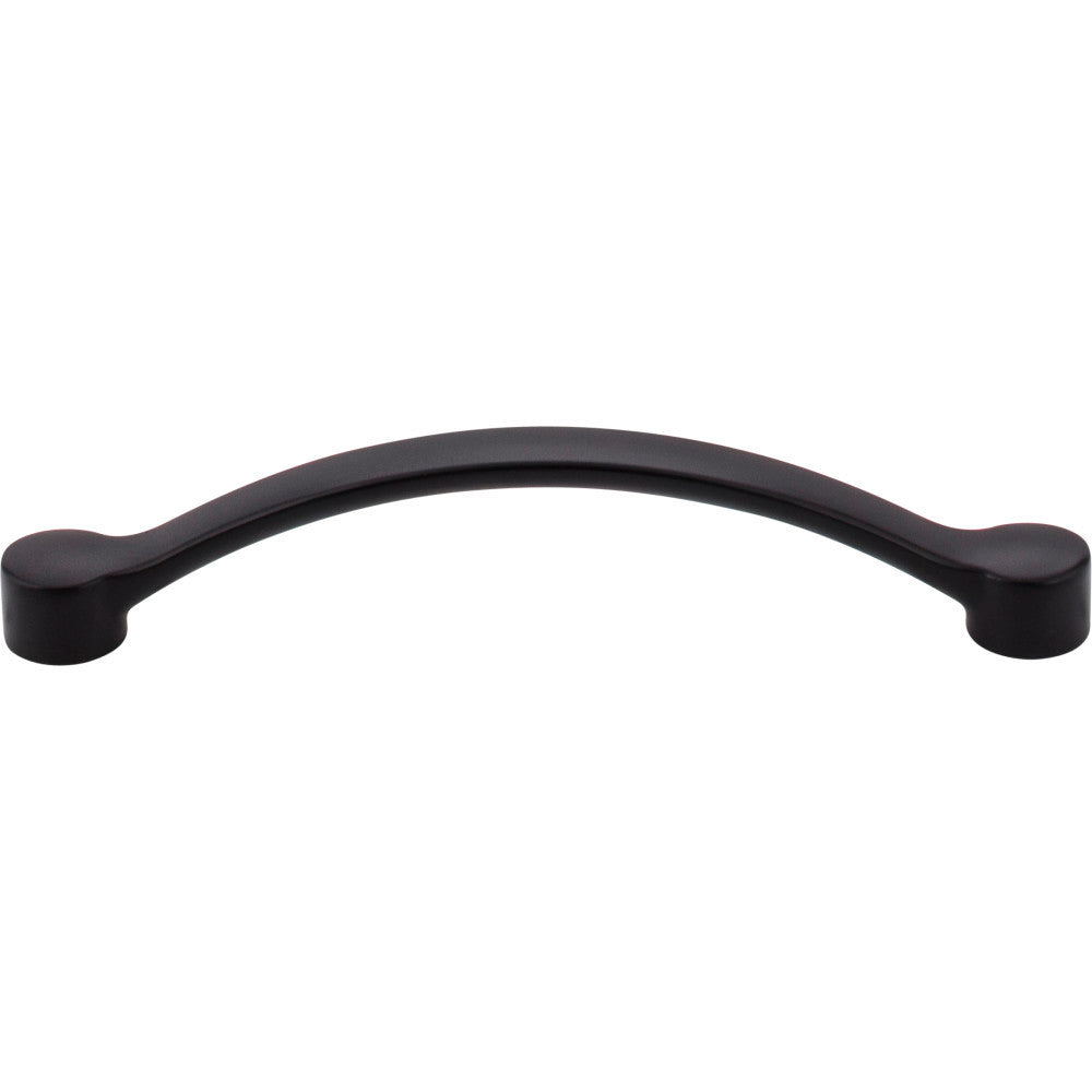 Elements 745-128BLK: 128 mm cc Belfast Arch Bar Cabinet Pull - Black