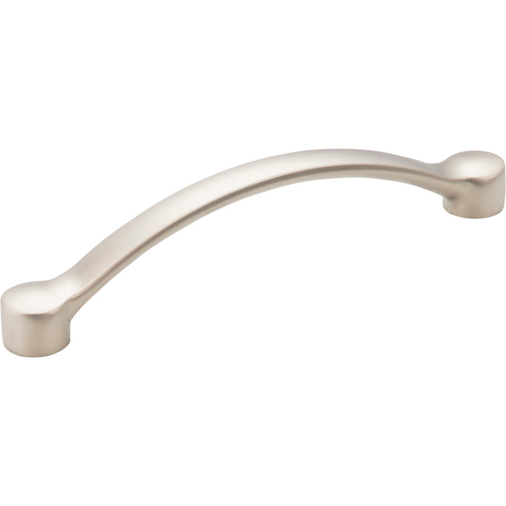 Elements 745-128DN: 128 mm cc Belfast Arch Bar Cabinet Pull - Dull Nickel