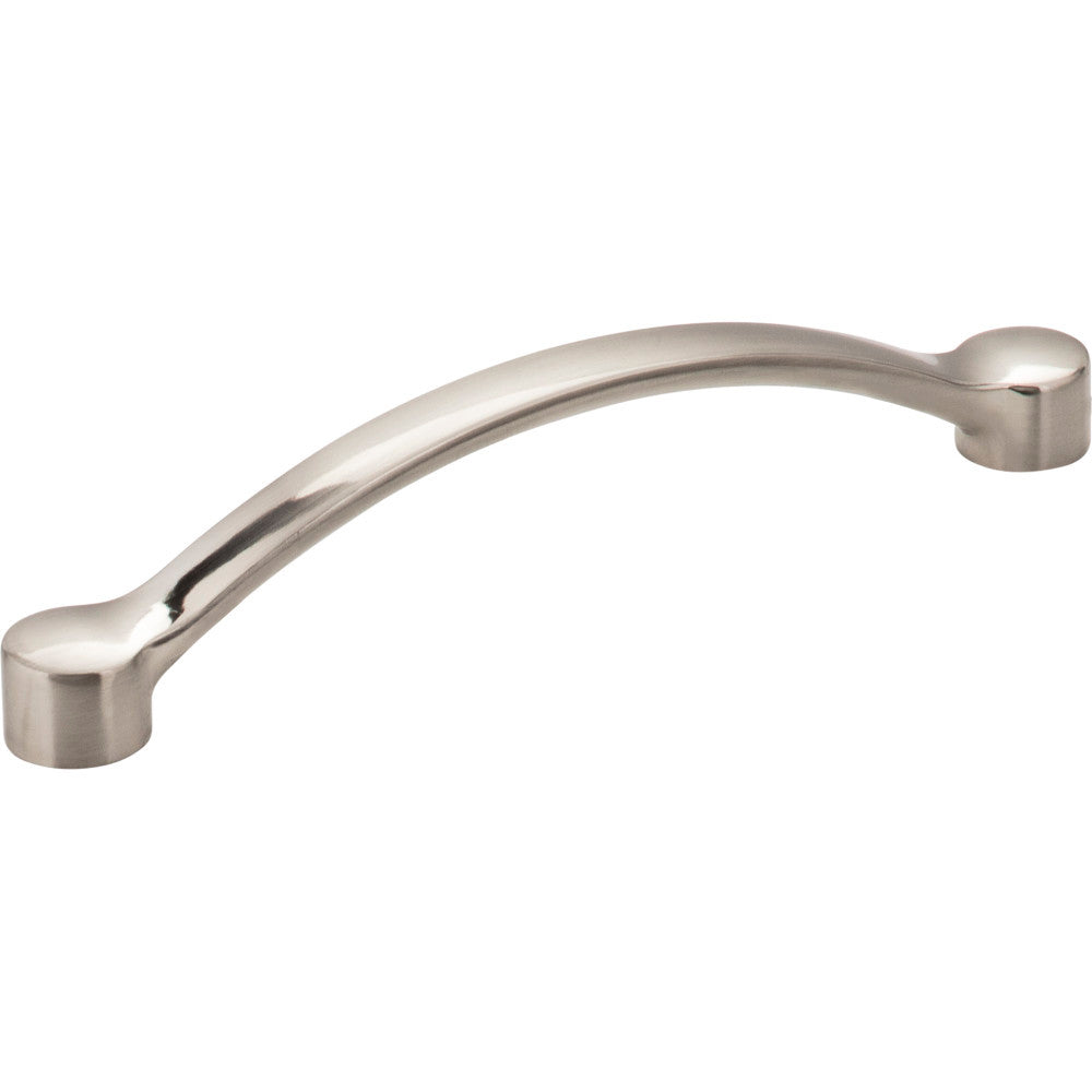 Elements 745-128SN: 128 mm cc Belfast Arch Bar Cabinet Pull - Satin Nickel