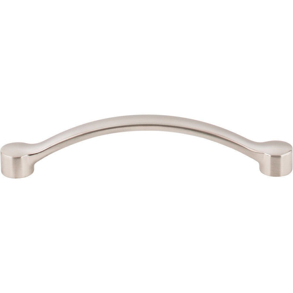 Elements 745-128SN: 128 mm cc Belfast Arch Bar Cabinet Pull - Satin Nickel
