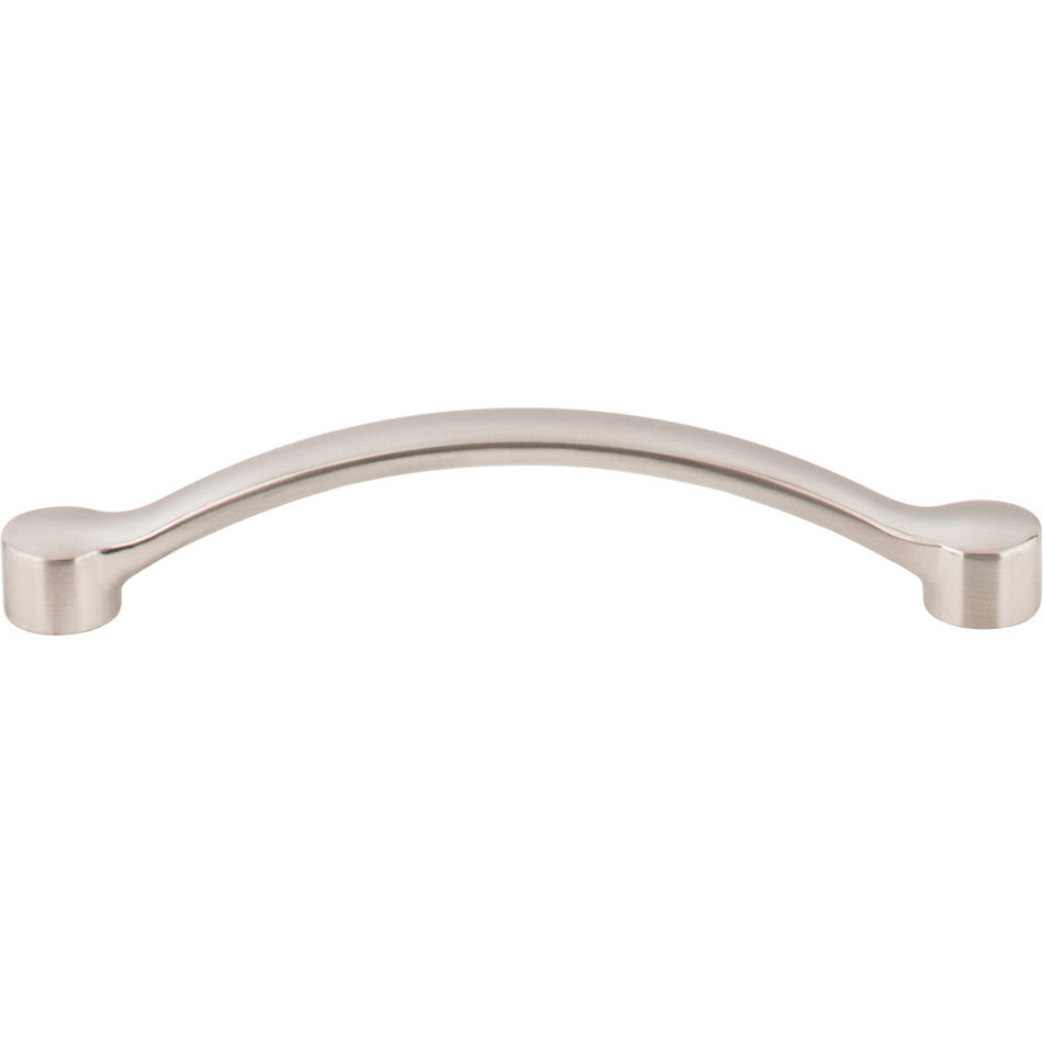 Elements 745-128SN: 128 mm cc Belfast Arch Bar Cabinet Pull - Satin Nickel