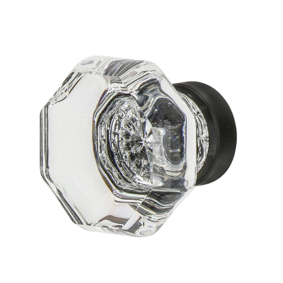 Nostalgic Warehouse 750039: 1-3/8" Waldorf Crystal Cabinet Knob - Timeless Bronze
