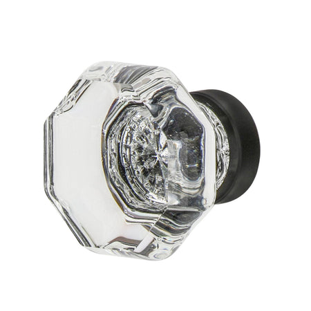 Nostalgic Warehouse 750039: 1-3/8" Waldorf Crystal Cabinet Knob - Timeless Bronze