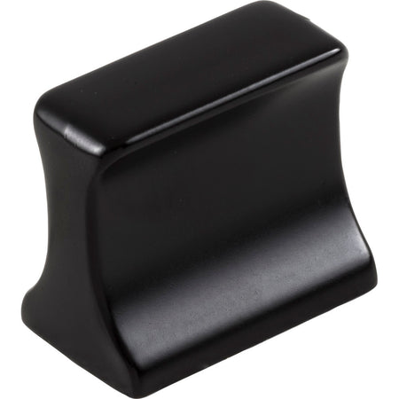 Jeffrey Alexander 752-19MB: 19mm Sullivan Rectangle Cabinet Knob - Matte Black
