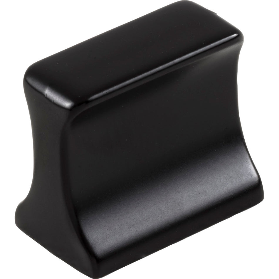 Jeffrey Alexander 752-19MB: 19mm Sullivan Rectangle Cabinet Knob - Matte Black