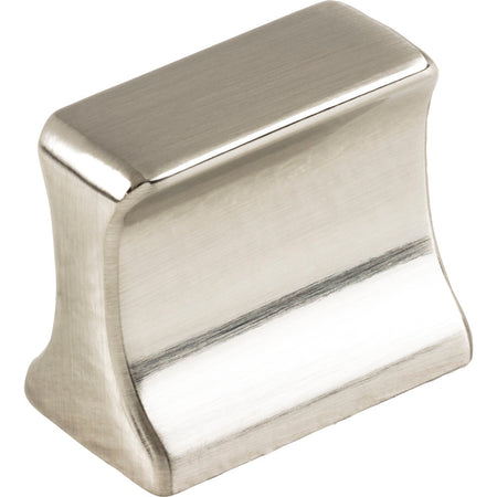 Jeffrey Alexander 752-19SN: 19mm Sullivan Rectangle Cabinet Knob - Satin Nickel