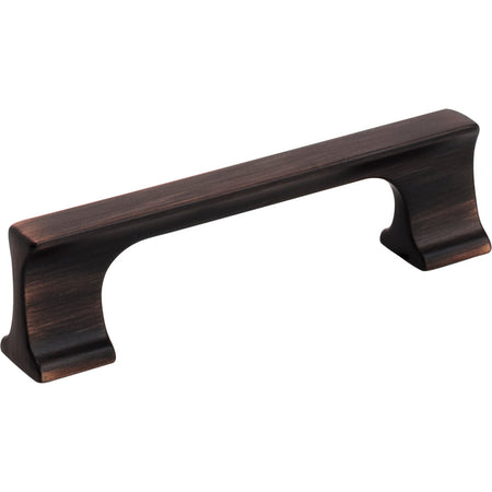 Jeffrey Alexander 752-96DBAC: 96mm cc Sullivan Bar Cabinet Pull - Brushed Oil Rubbed Bronze