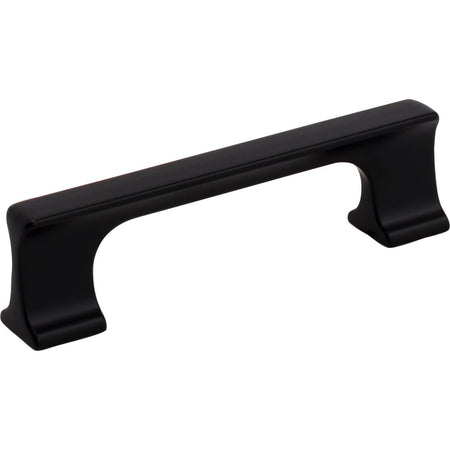 Jeffrey Alexander 752-96MB: 96mm cc Sullivan Bar Cabinet Pull - Matte Black