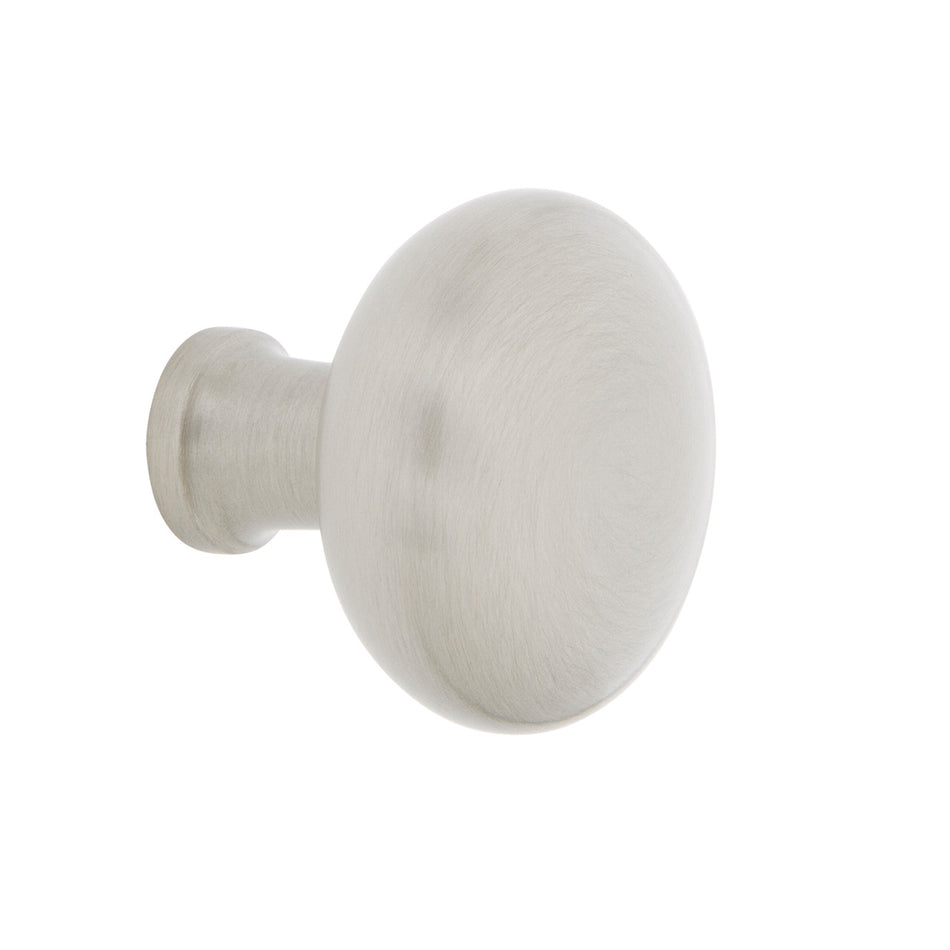 Nostalgic Warehouse 756093: 1-3/8" New York Cabinet Knob - Satin Nickel