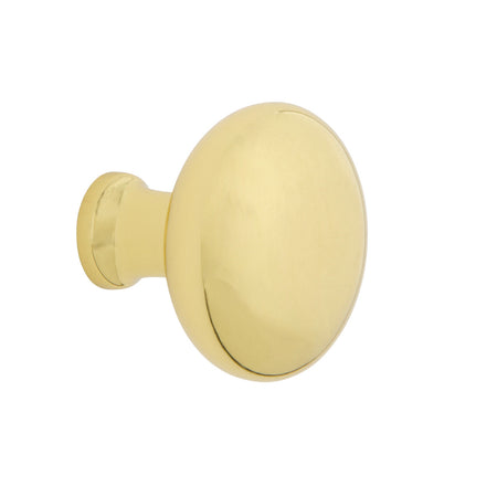 Nostalgic Warehouse 756095: 1-3/8" New York Cabinet Knob - Unlacquered Brass