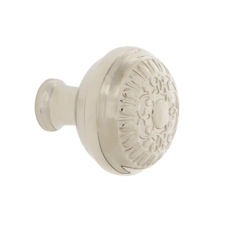 Nostalgic Warehouse 756100: 1-3/8" Egg & Dart Cabinet Knob - Polished Nickel