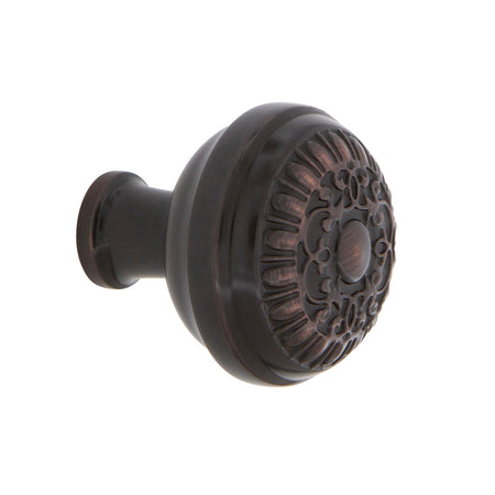 Nostalgic Warehouse 756102: 1-3/8" Egg & Dart Cabinet Knob - Timeless Bronze