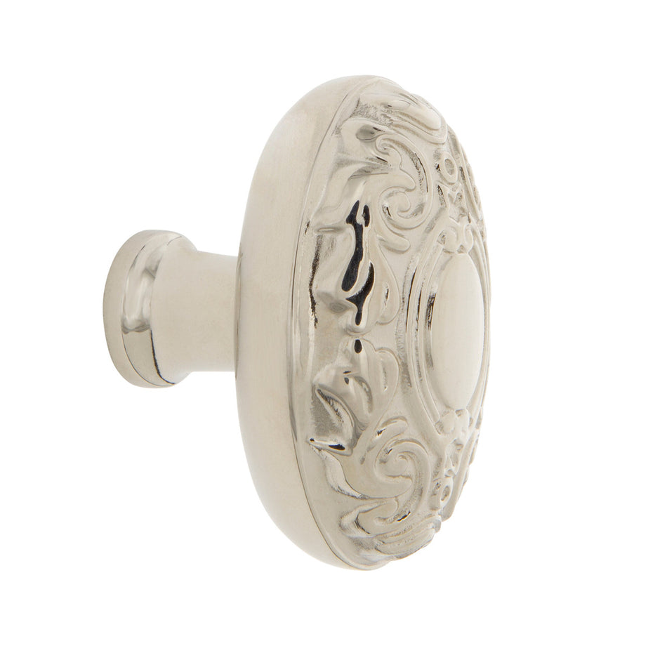 Nostalgic Warehouse 756108: 1-3/4" Victorian Cabinet Knob - Polished Nickel