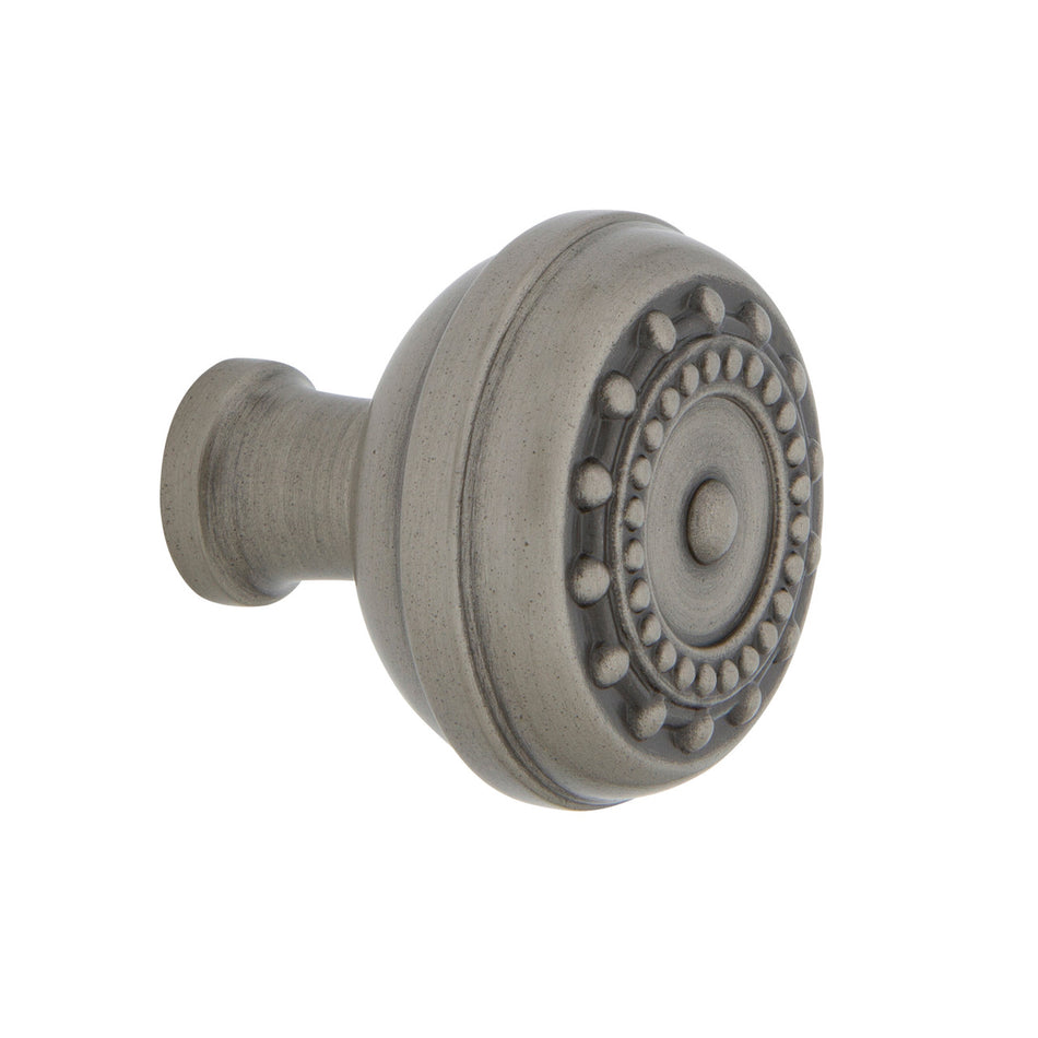 Nostalgic Warehouse 756113: 1-3/8" Meadows Cabinet Knob - Antique Pewter