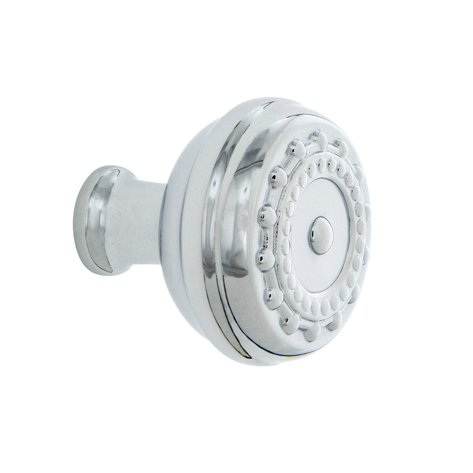 Nostalgic Warehouse 756114: 1-3/8" Meadows Cabinet Knob - Bright Chrome