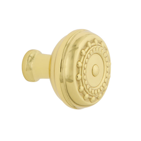 Nostalgic Warehouse 756115: 1-3/8" Meadows Cabinet Knob - Polished Brass