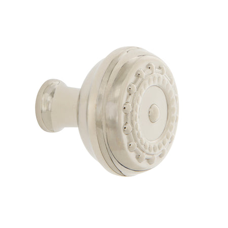 Nostalgic Warehouse 756116: 1-3/8" Meadows Cabinet Knob - Polished Nickel