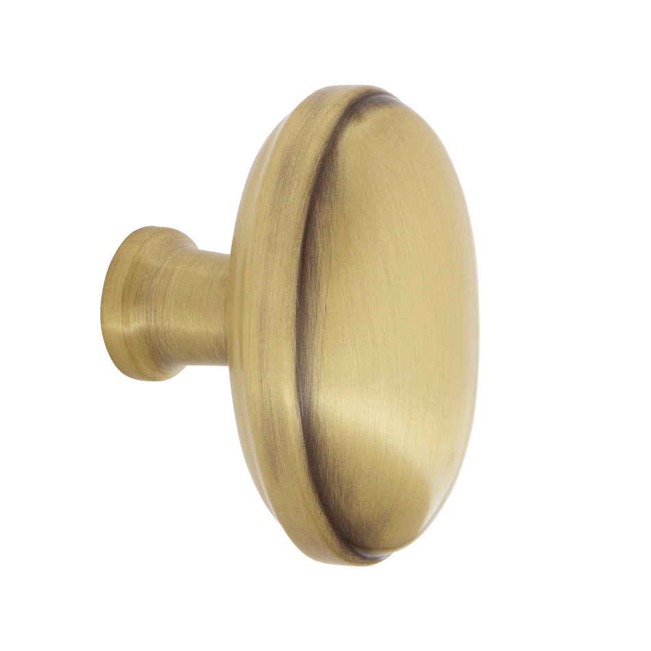 Nostalgic Warehouse 756120: 1-3/4" Homestead Cabinet Knob - Antique Brass