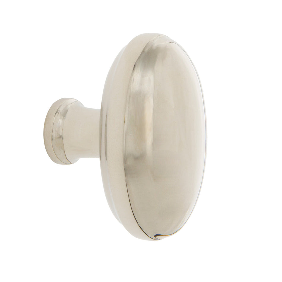 Nostalgic Warehouse 756124: 1-3/4" Homestead Cabinet Knob - Polished Nickel