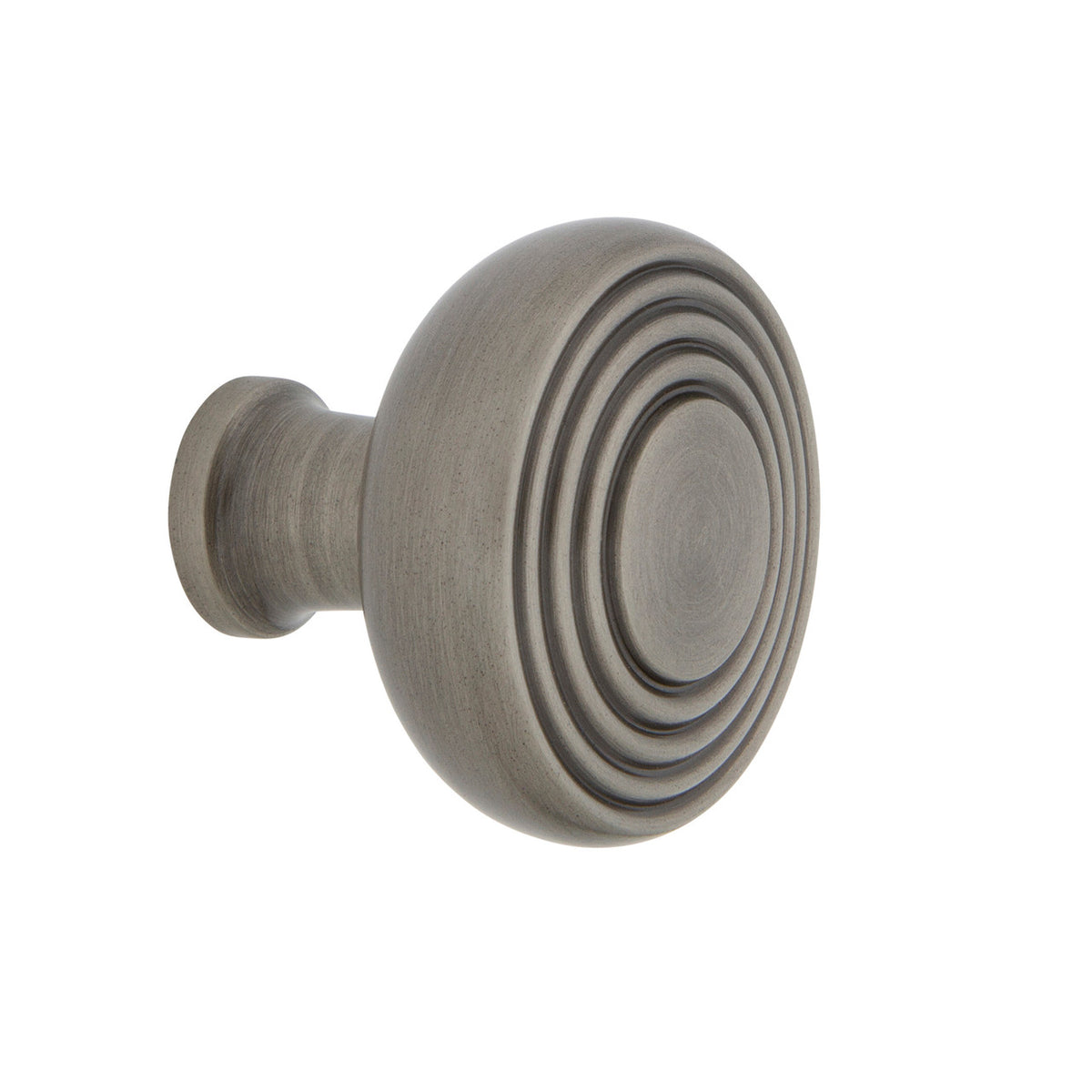 Nostalgic Warehouse 756129: 1-3/8" Deco Cabinet Knob - Antique Pewter