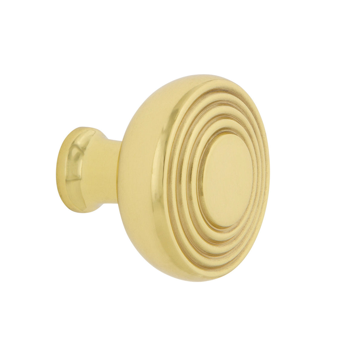 Nostalgic Warehouse 756131: 1-3/8" Deco Cabinet Knob - Polished Brass