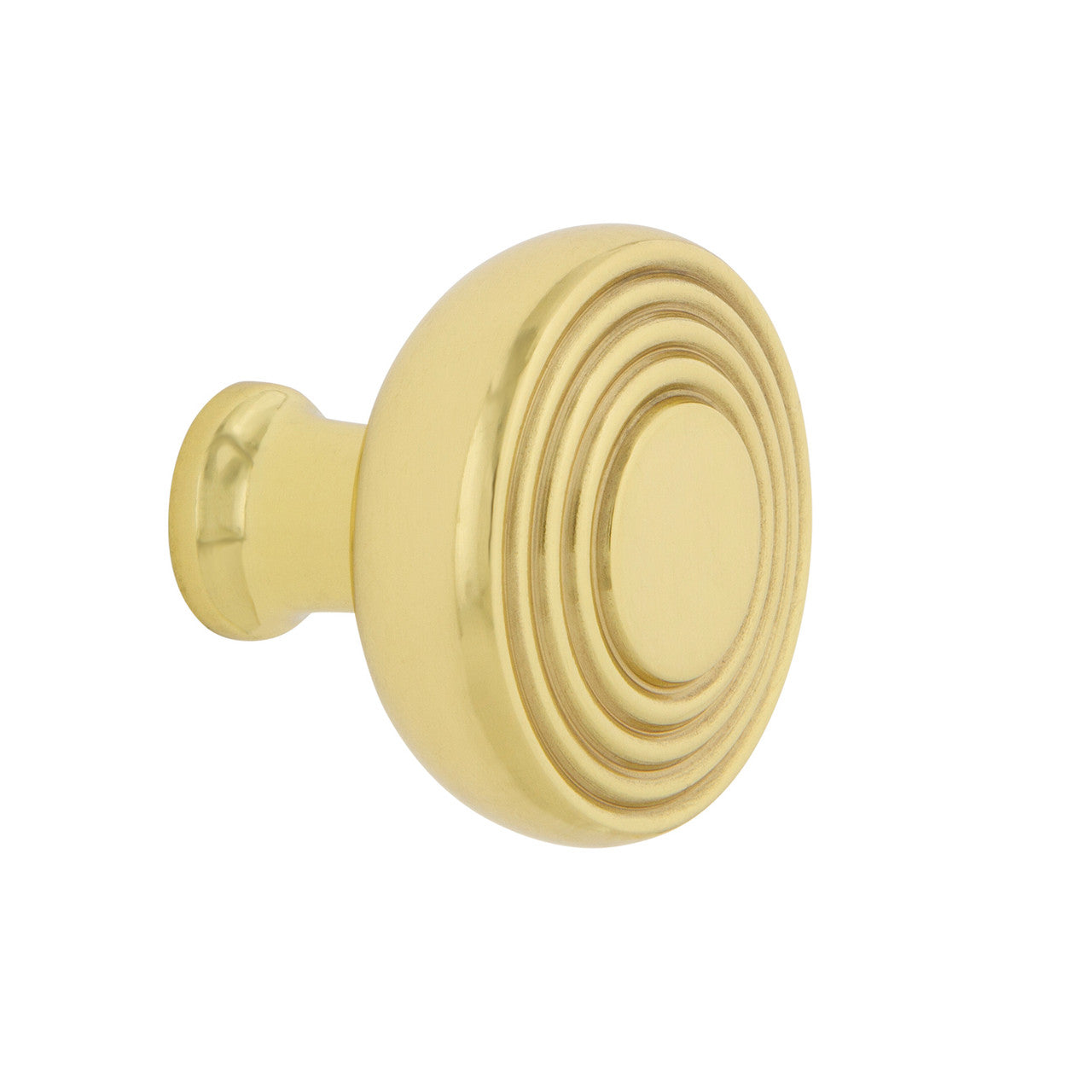 Nostalgic Warehouse 756131: 1-3/8" Deco Cabinet Knob - Polished Brass