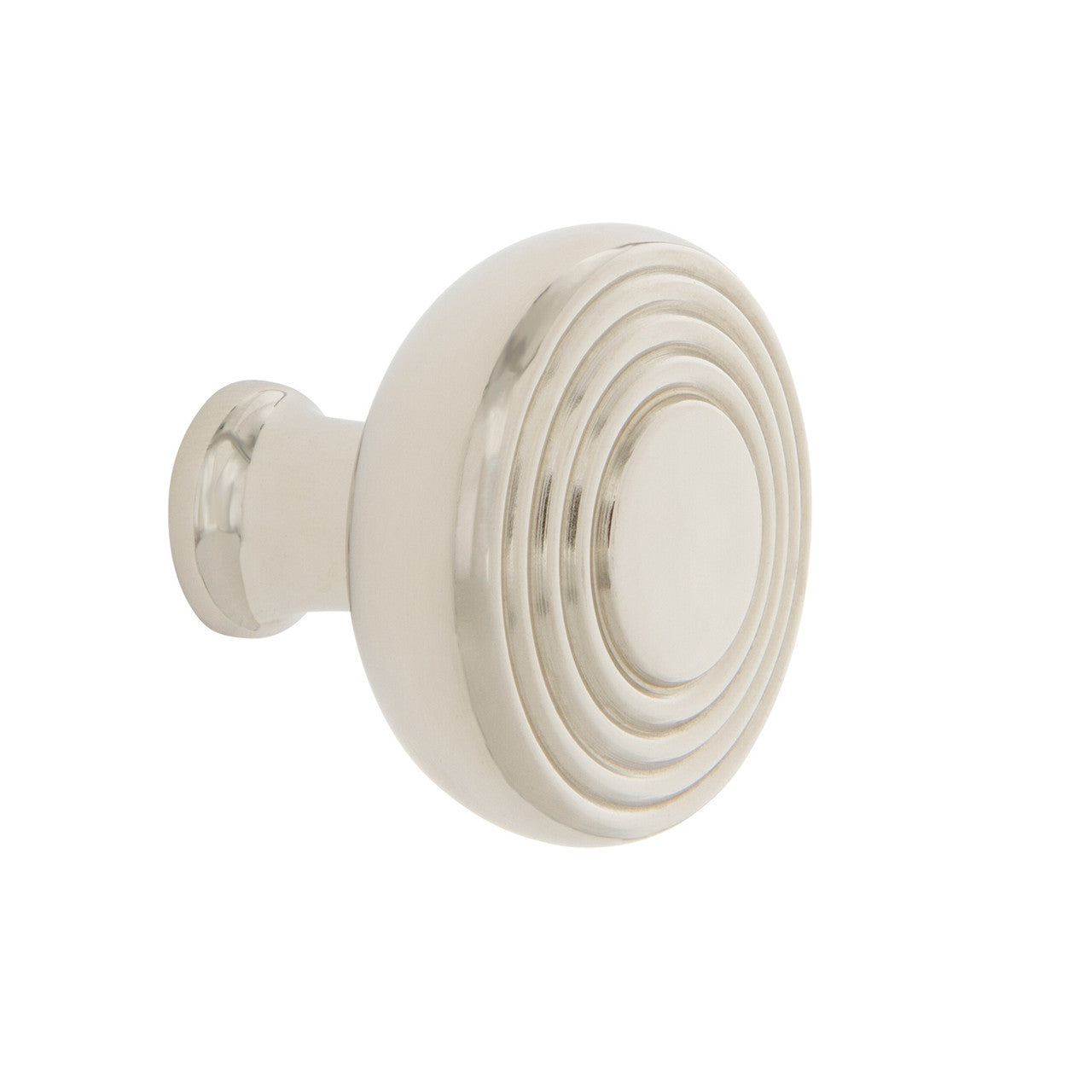 Nostalgic Warehouse 756132: 1-3/8" Deco Cabinet Knob - Polished Nickel