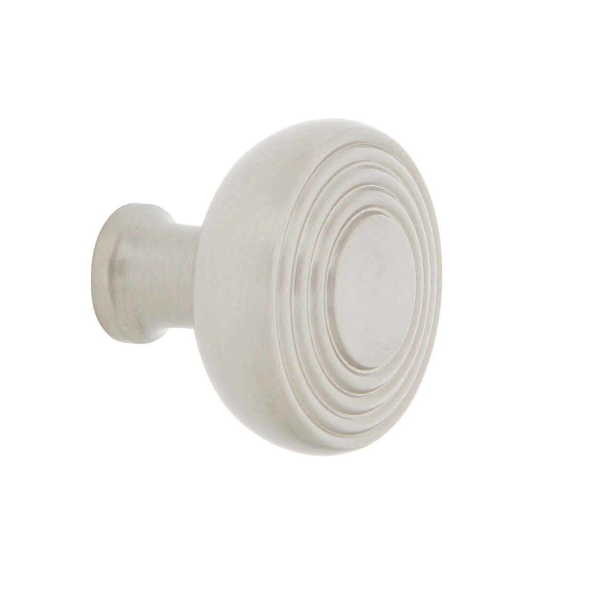 Nostalgic Warehouse 756133: 1-3/8" Deco Cabinet Knob - Satin Nickel