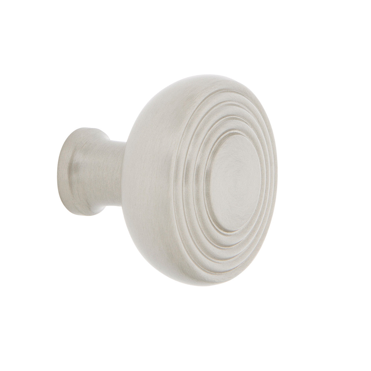 Nostalgic Warehouse 756133: 1-3/8" Deco Cabinet Knob - Satin Nickel