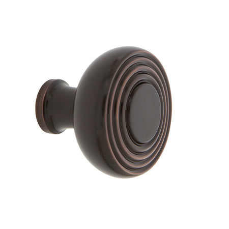 Nostalgic Warehouse 756134: 1-3/8" Deco Cabinet Knob - Timeless Bronze