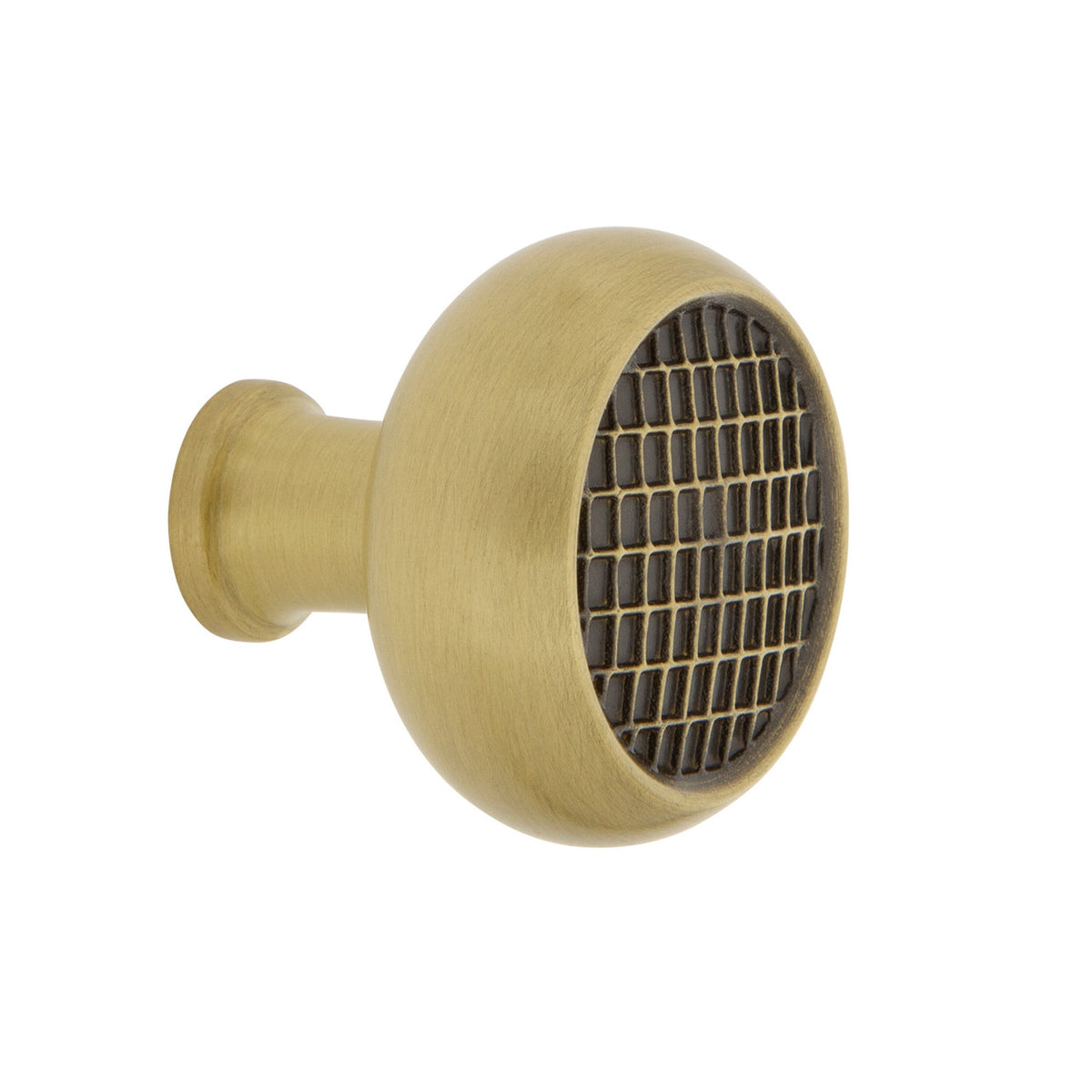 Nostalgic Warehouse 756136: 1-3/8" Craftsman Cabinet Knob - Antique Brass
