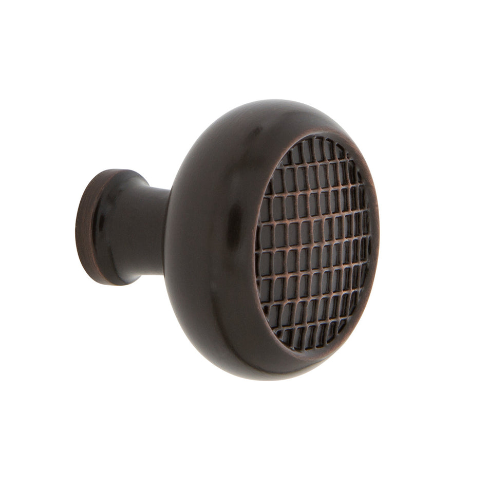 Nostalgic Warehouse 756142: 1-3/8" Craftsman Cabinet Knob - Timeless Bronze