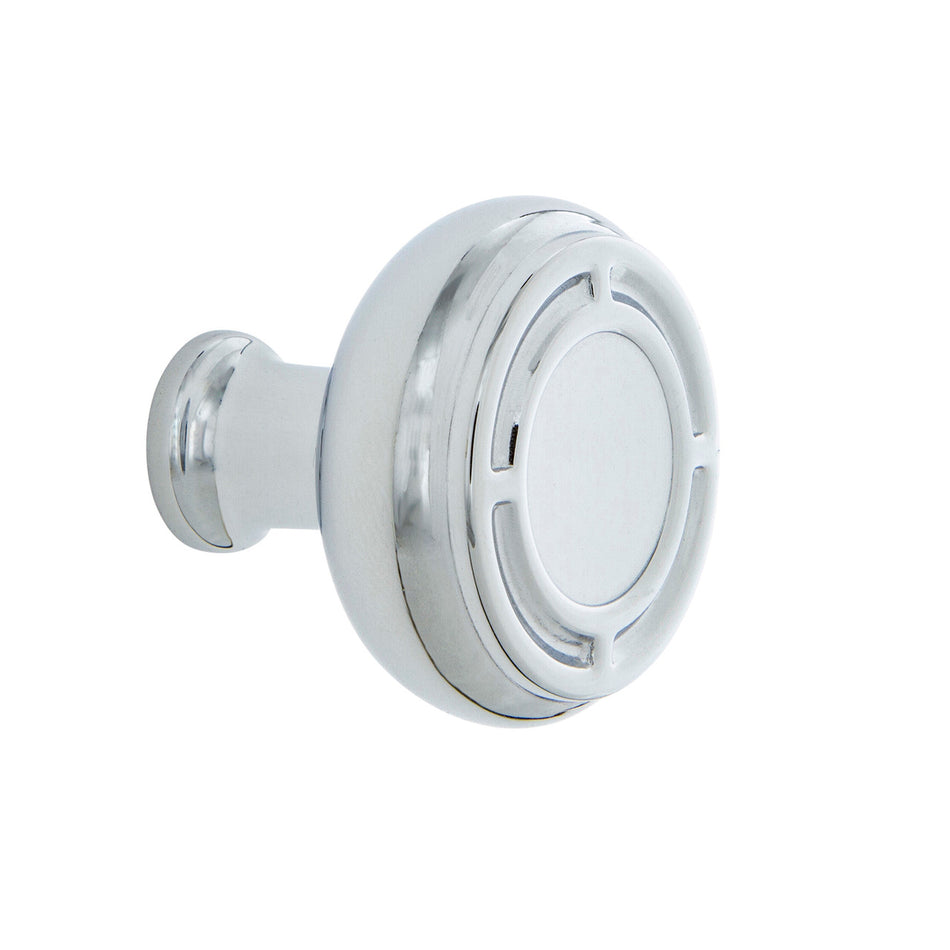 Nostalgic Warehouse 756146: 1-3/8" Mission Cabinet Knob - Bright Chrome