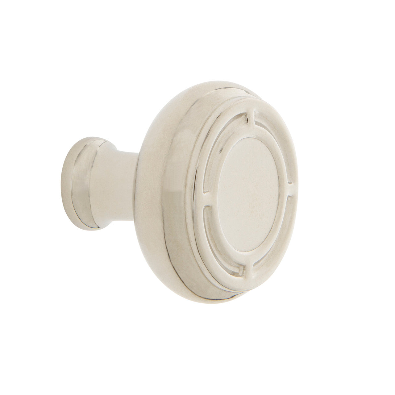 Nostalgic Warehouse 756148: 1-3/8" Mission Cabinet Knob - Polished Nickel