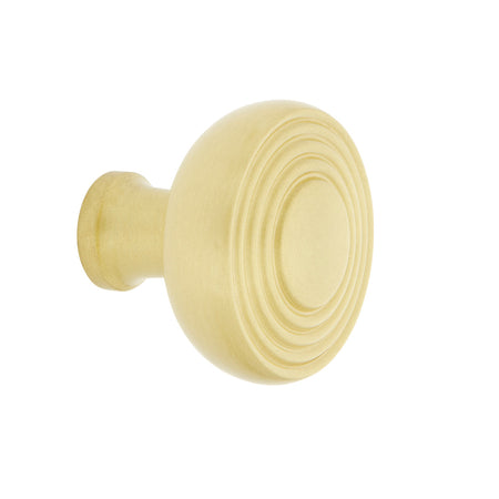 Nostalgic Warehouse 756167: 1-3/8" Deco Cabinet Knob - Satin Brass