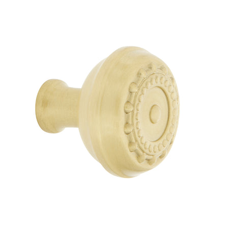 Nostalgic Warehouse 756170: 1-3/8" Meadows Cabinet Knob - Satin Brass