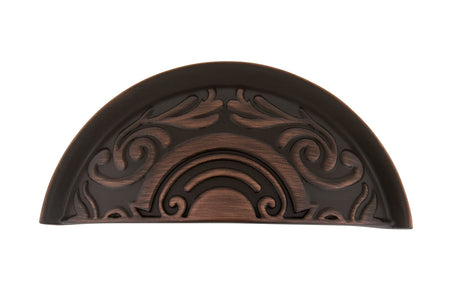 Nostalgic Warehouse 761699: 3" cc Victorian Cup Cabinet Pull - Timeless Bronze