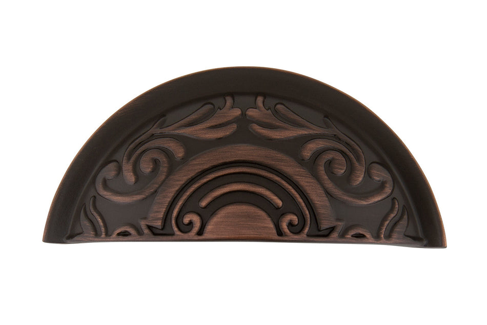Nostalgic Warehouse 761699: 3" cc Victorian Cup Cabinet Pull - Timeless Bronze