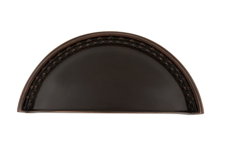 Nostalgic Warehouse 761708: 3" cc Meadows Cup Cabinet Pull - Timeless Bronze